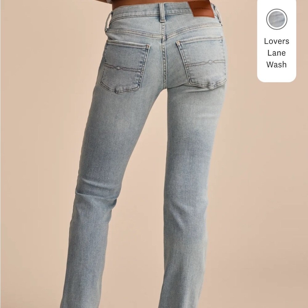 Lucky Brand Mid Rise Authentic Blue Straight Leg Jeans Classic Style Size 29 - Picture 3 of 12